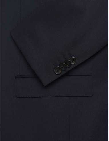 Boss - Veste Extra slim fit bleue foncé