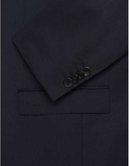 Boss - Veste Extra slim fit bleue foncé