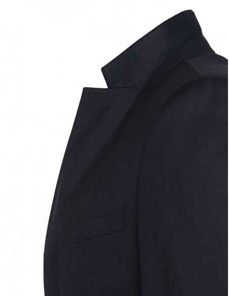 Boss - Veste Extra slim fit bleue foncé