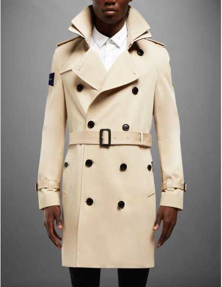 Trench London - Trench "The King" Beige Coupe Ajustée