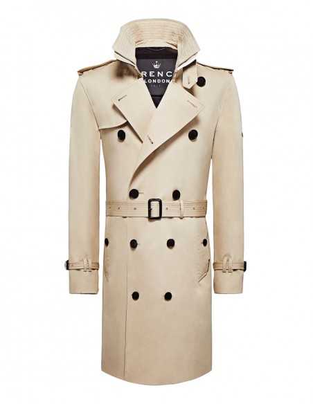 Trench London - Trench "The King" Beige Coupe Ajustée
