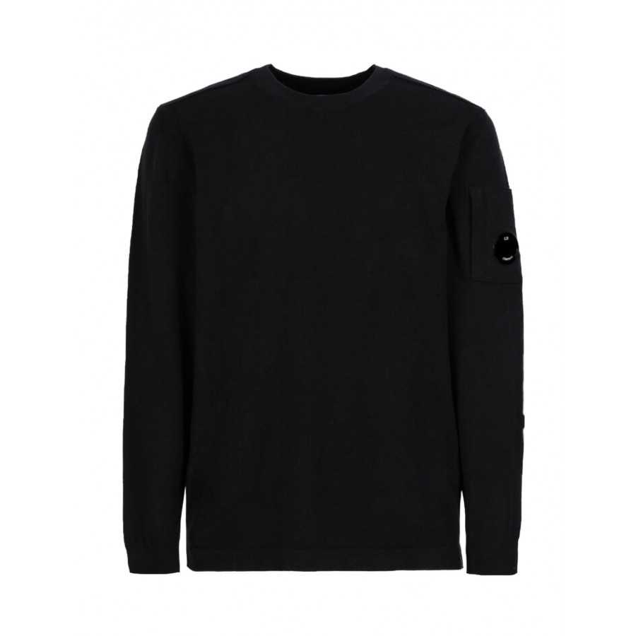 Pull Col Rond Noir Logo Rétro MTV Junk Food - Taille S