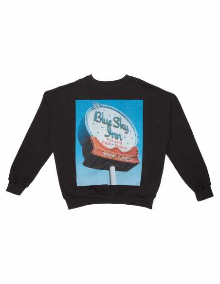 Sweat Col Rond Noir - Blue Sky Inn pour hommes à Toulouse