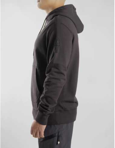 ST-95 - Sweat-shirt Noir À Capuche