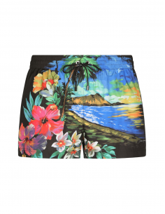 Maillot De Bain Imprimé Hawaii - Dolce & Gabbana pour homme