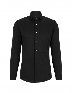 Chemise En Coton Noir - Boss pour homme