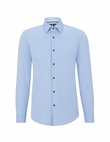 Chemise Bleue Stretch - Boss pour homme