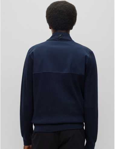 Gilet Bleu Marine - Boss pour homme Gilet Bleu Marine - Boss pour homme