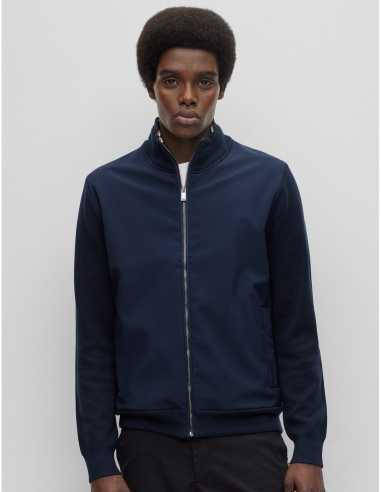 Gilet Bleu Marine - Boss pour homme Gilet Bleu Marine - Boss pour homme