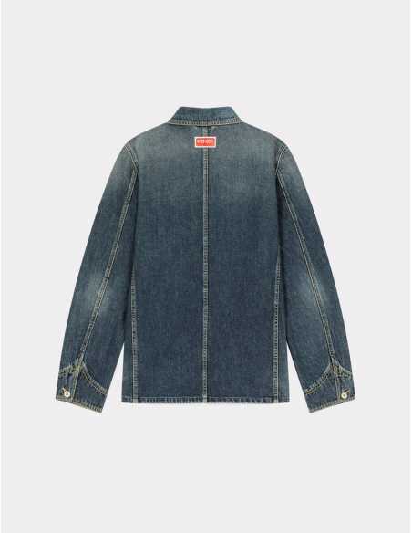 Veste Workwear En Denim Bleue - Kenzo pour homme