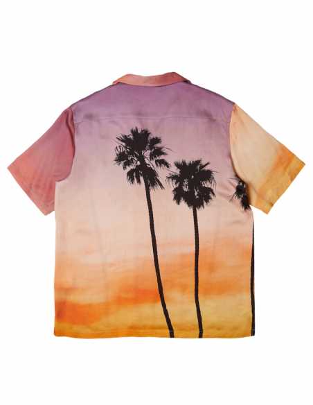 Chemise Manches Courtes Sunset Palms - Blue Sky Inn pour homme