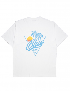 Tee-shirt Logo Sunset Blanc - Blue Sky Inn pour homme