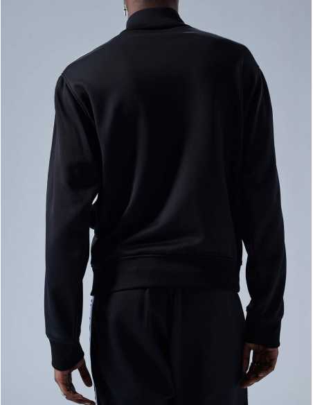 Veste Zippée Icon À Bandes Latérales Noire - Dsquared2 pour homme