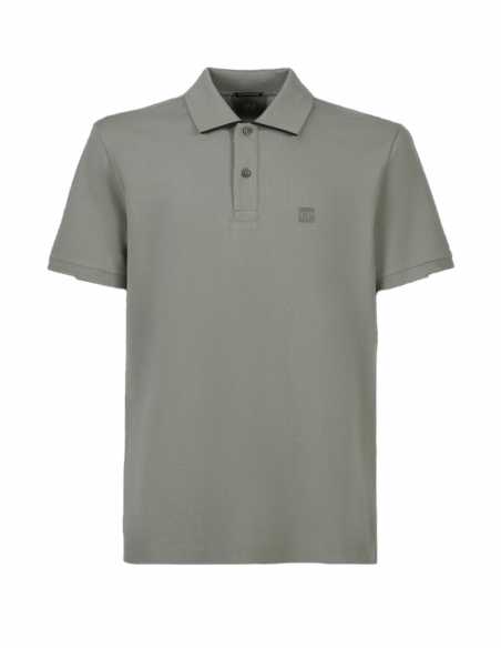 Polo Metropolis Series À Manches Courtes Gris À Logo - C.P Company