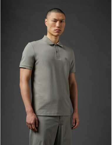 Polo Metropolis Series À Manches Courtes Gris À Logo - C.P Company