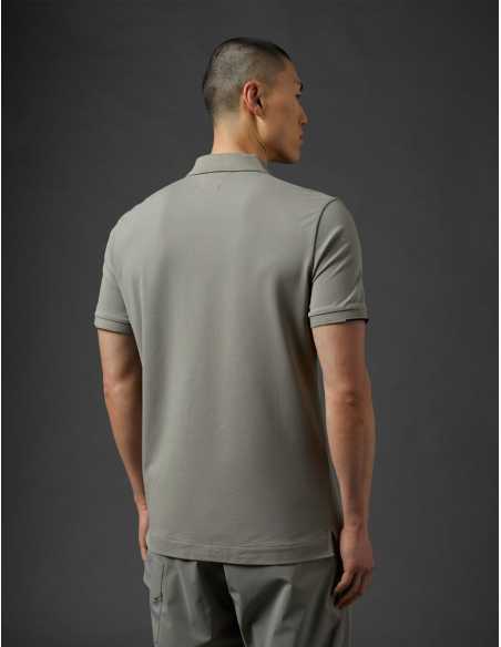 Polo Metropolis Series À Manches Courtes Gris À Logo - C.P Company