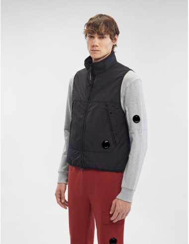 Doudoune G.D.P Sans Manches Noire C.P Company Homme | Soulery