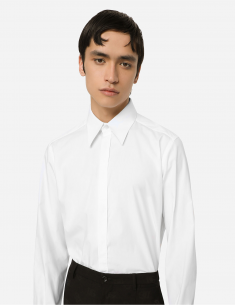 Chemise Blanche En Coton Dolce&Gabbana Homme | Soulery 2