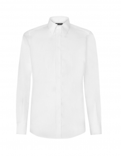 Chemise Blanche En Coton Dolce&Gabbana Homme | Soulery