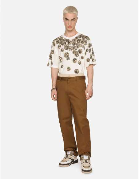 dolcegabbana-pantalon-en-gabardine-stretch-en-coton-marron