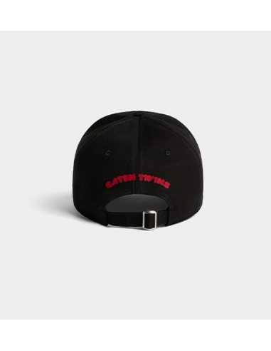 Casquette À Logo DSQ2 Noir Et Rouge Dsquared2 Homme de dos | Toulouse Soulery