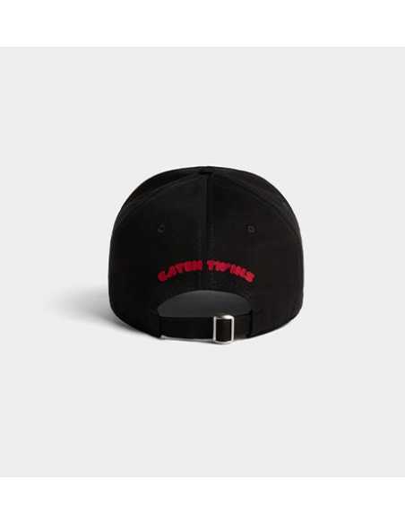 Casquette À Logo DSQ2 Noir Et Rouge Dsquared2 Homme de dos | Toulouse Soulery
