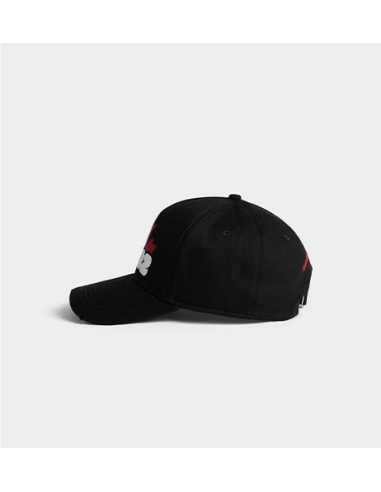 Casquette À Logo DSQ2 Noir Et Rouge Dsquared2 Homme de profil| Toulouse Soulery