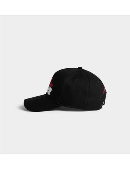 Casquette À Logo DSQ2 Noir Et Rouge Dsquared2 Homme de profil| Toulouse Soulery