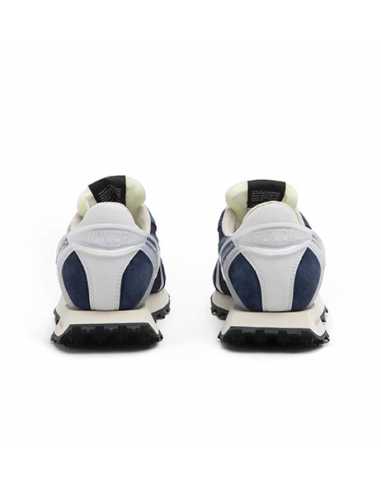 Sneakers Blau Bleues Run Of Homme de dos | Toulouse Soulery