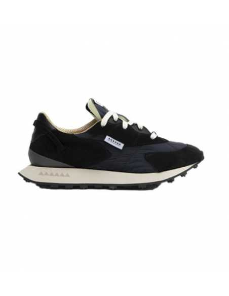 Sneakers Kripto Noires Run Of Homme de profil | Toulouse Soulery