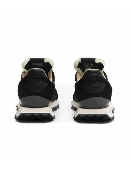 Sneakers Kripto Noires Run Of Homme de dos | Toulouse Soulery
