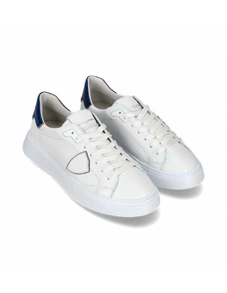 Philippe Model Sneakers Temple Donna Bianco-Fucsia - Made In Italy, Taglia 40 EU