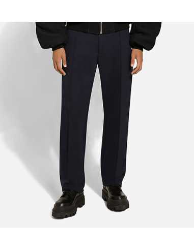 Pantalon De Jogging En Jersey Stretch Bleu Dolce & Gabbana pour Homme | Porté de face