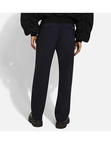 Pantalon De Jogging En Jersey Stretch Bleu Dolce & Gabbana pour Homme | Porté de dos