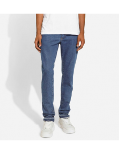 Jean Coupe Slim en Denim Stretch Bleu Dolce & Gabbana Homme présenté de face | Toulouse Soulery 2
