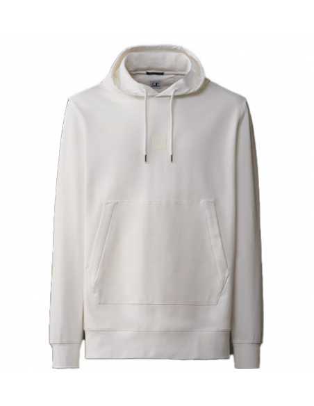 Sweat à Capuche Metropolis Series Blanc C.P Company Homme présenté de face | Toulouse Soulery
