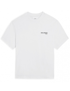 T-shirt Legacy Blanc Axel Arigato Homme présenté de face | Toulouse Soulery