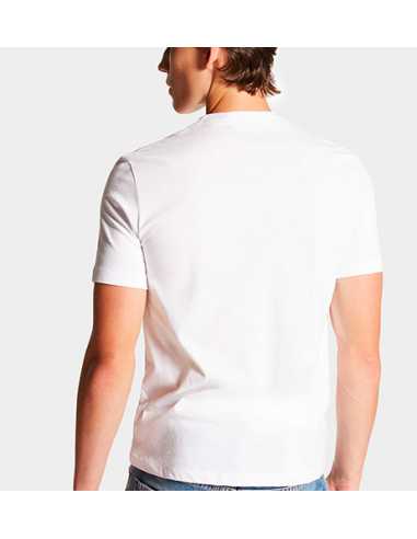 T-shirt DSQ2 Regular Fit Blanc et Rouge Dsquared2 Homme présenté porté de dos| Toulouse Soulery T-shirt DSQ2 Regular Fit Blanc et Rouge Dsquared2 Homme présenté porté de dos| Toulouse Soulery