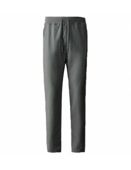 Pantalon de Jogging en Molleton Stretch Metropolis Series Gris Foncé C.P Company Homme présenté de face | Toulouse Soulery