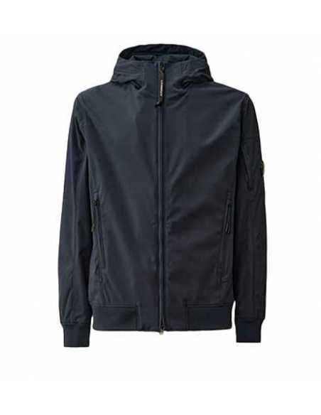 Veste Shell-R Capsule À Capuche Bleu Nuit C.P Company Homme présentée de face | Toulouse Soulery