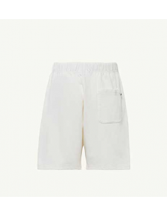 Short En Coton Lainé À Logo Imprimé Blanc Autry Homme présenté de face | Toulouse Soulery 2