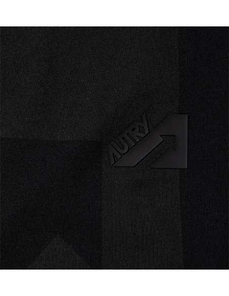 T-shirt En Coton Jersey Maxi Impression Noir Autry Homme présenté zoom de face | Toulouse Soulery