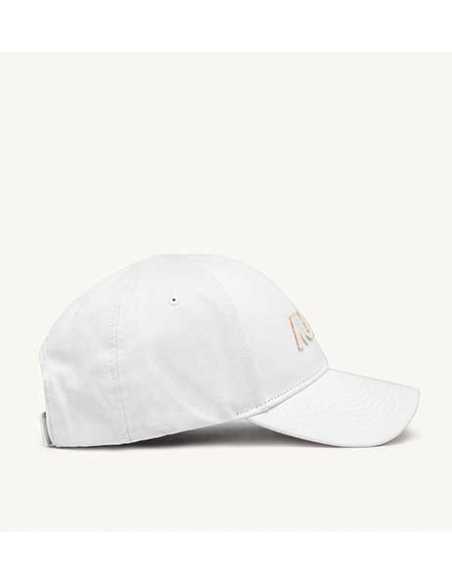 Casquette De Baseball En Gabardine À Logo Brodé Blanche Autry Homme présentée de profil | Toulouse Soulery