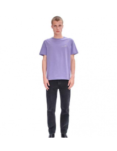 T-shirt Item H Overdye Violet Chiné A.P.C. présenté de face | Toulouse Soulery 2