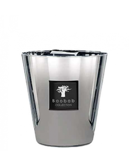 Bougie Parfumée 'Platinum' Max16 Baobab Collection présentée de face | Toulouse Soulery