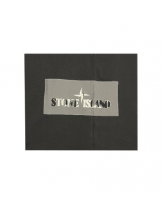 T-shirt 'Institutional One' Print Noir Stone Island Homme présenté de face | Toulouse Soulery 2