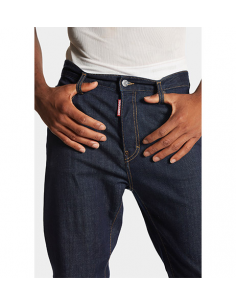 Jean 642 Délavé Bleu Foncé Dsquared2 Homme présenté de face | Toulouse Soulery 2