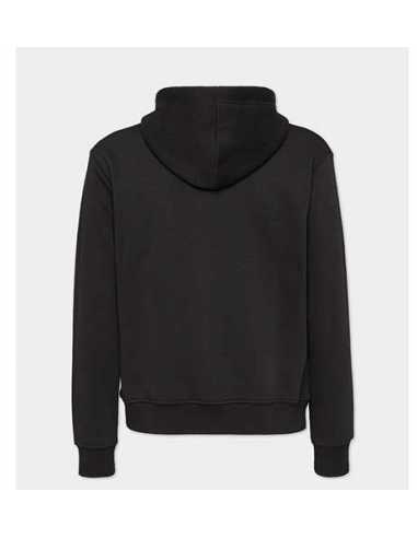 Sweat À Capuche Zippé Cool Maple Leaf Noir Dsquared2 présenté de dos | Toulouse Soulery