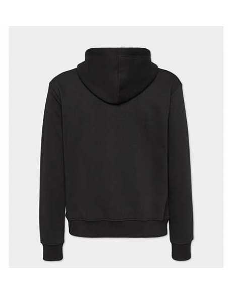 Sweat À Capuche Zippé Cool Maple Leaf Noir Dsquared2 présenté de dos | Toulouse Soulery