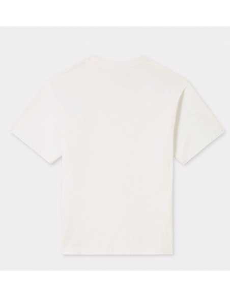 T-Shirt Oversize 'Lucky Tiger' Blanc Kenzo Homme présenté de dos | Toulouse Soulery
